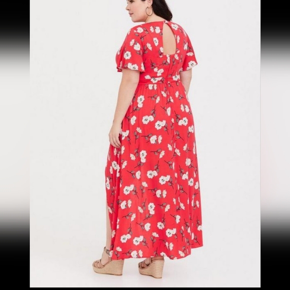 TORRID Maxi Challis Walk Through Dress - Picture 4 of 13